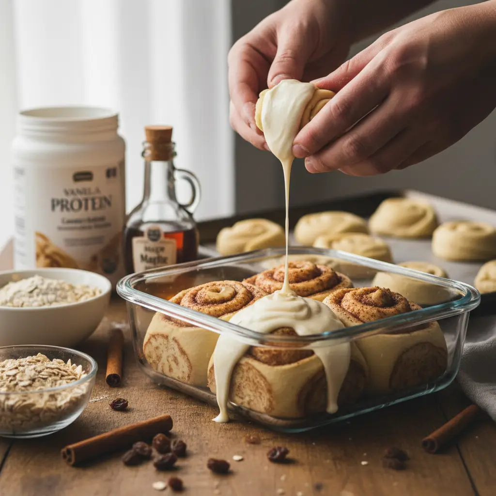 Overnight Protein Cinnamon Rolls: 4 Easy, High-Protein Bites — detail