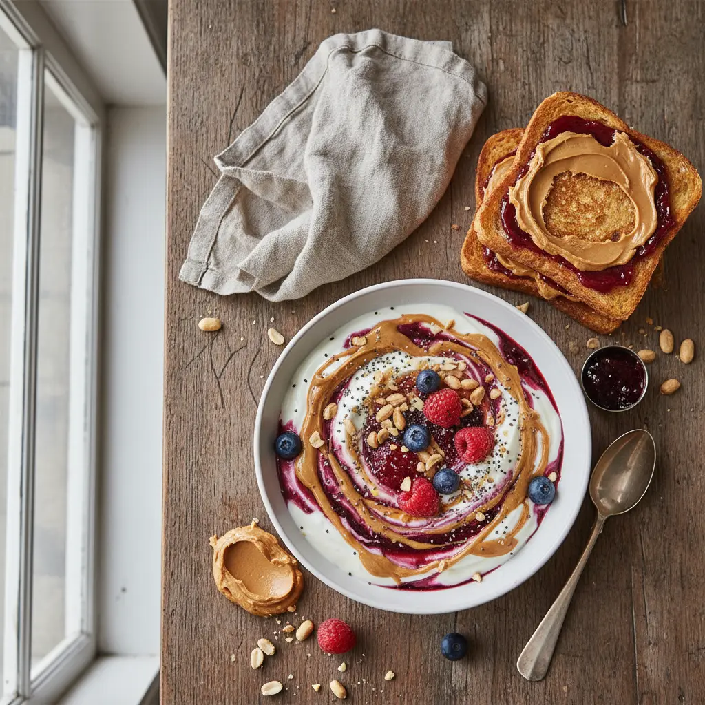 PBJ Yogurt Bowl: A High-Protein 5-Minute Breakfast hack — result