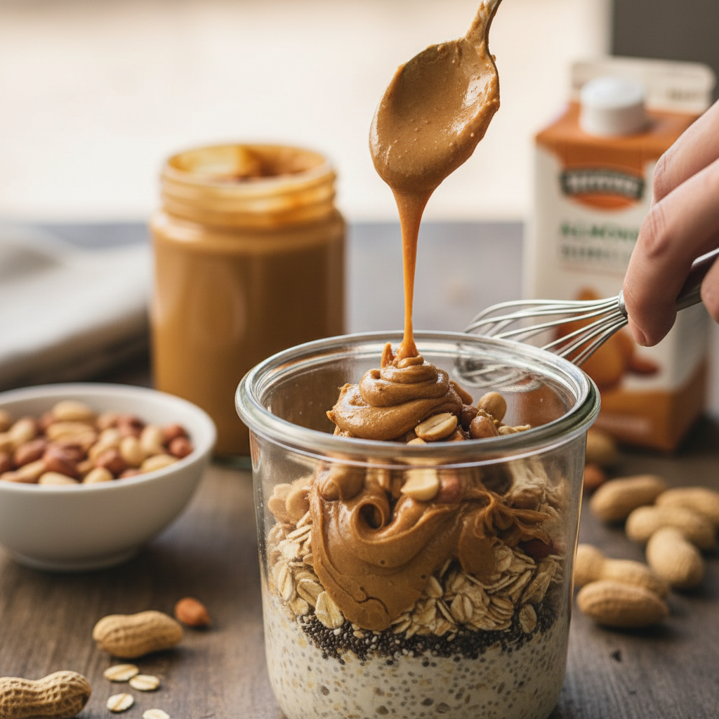 Peanut Butter Overnight Oats: Get 30g Protein in 5 Minutes — detail