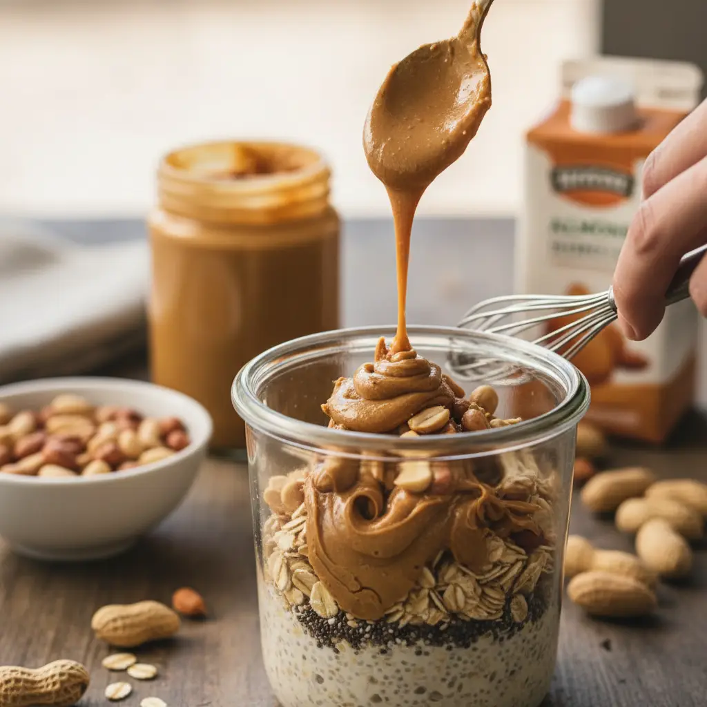 Peanut Butter Overnight Oats: Get 30g Protein in 5 Minutes — detail
