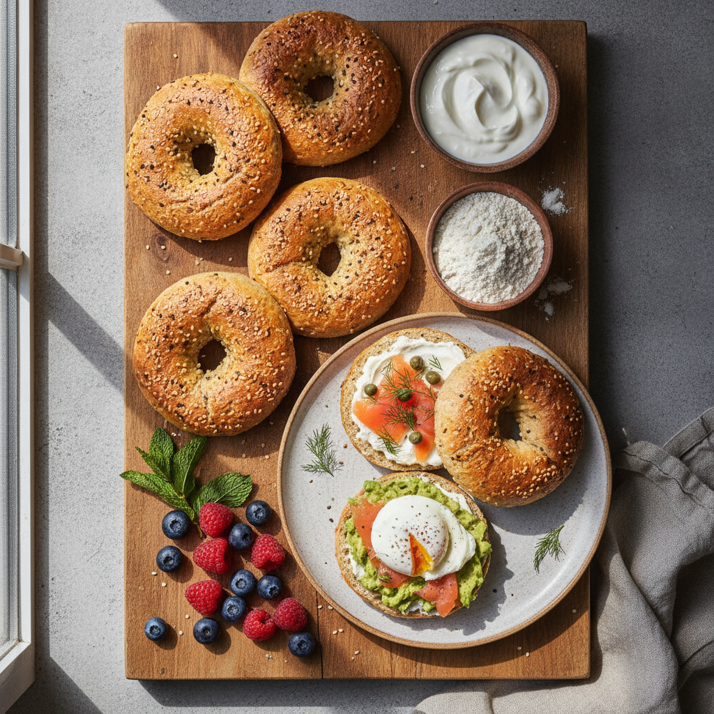 Protein Bagels 2 Ingredient: The 12-Minute Air Fryer Hack — result