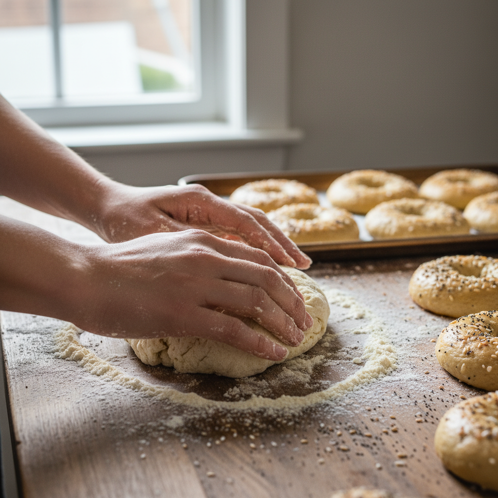 Protein Bagels 2 Ingredient: The 12-Minute Air Fryer Hack — detail