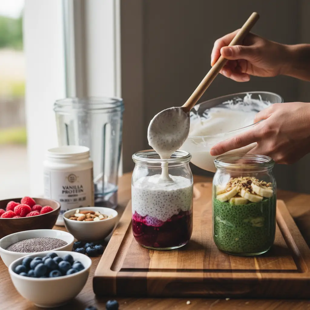 Protein Chia Pudding Meal Prep: 4 Simple Steps to Success — detail
