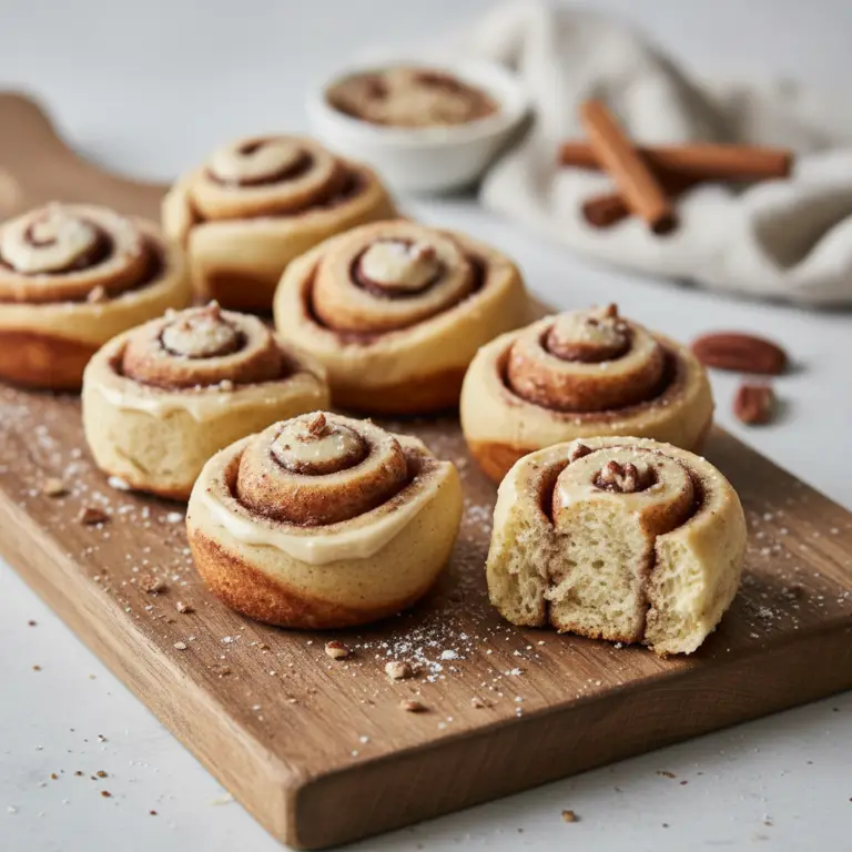 Ilustração editorial: Protein Cinnamon Roll Bites: 12-Minute Low-Carb Treat