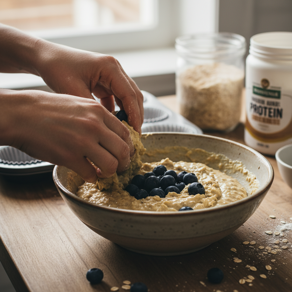 Protein Muffins Blueberry Oat: 12-Minute Air Fryer Hack — detail
