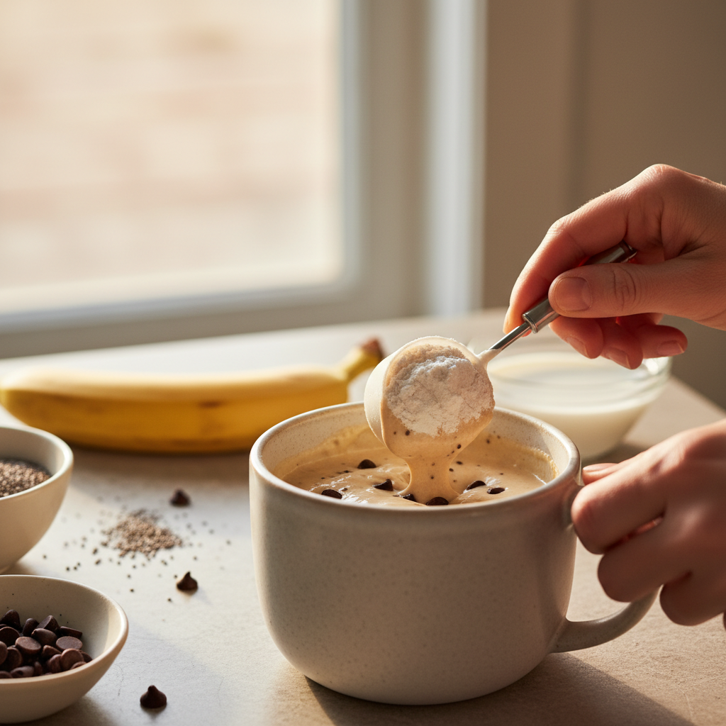Protein Mug Cake TikTok: 3 Easy Steps to Low-Carb Heaven — detail