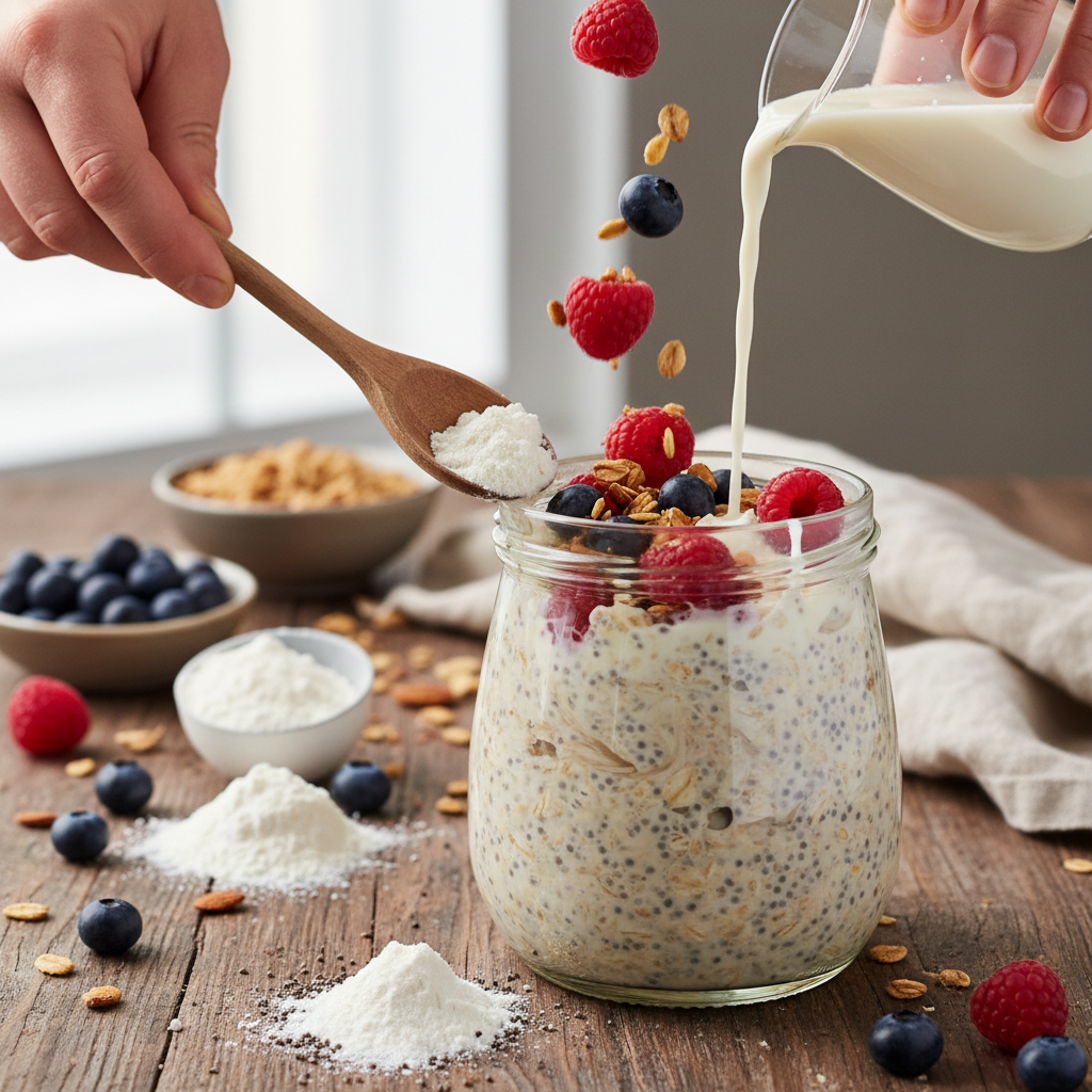 Protein Overnight Oats: High Protein Fuel in 3 Steps — detail