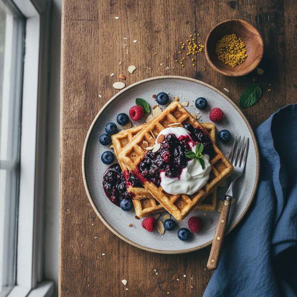Protein Waffles No Protein Powder: 15g Macros in 12 Minutes — result