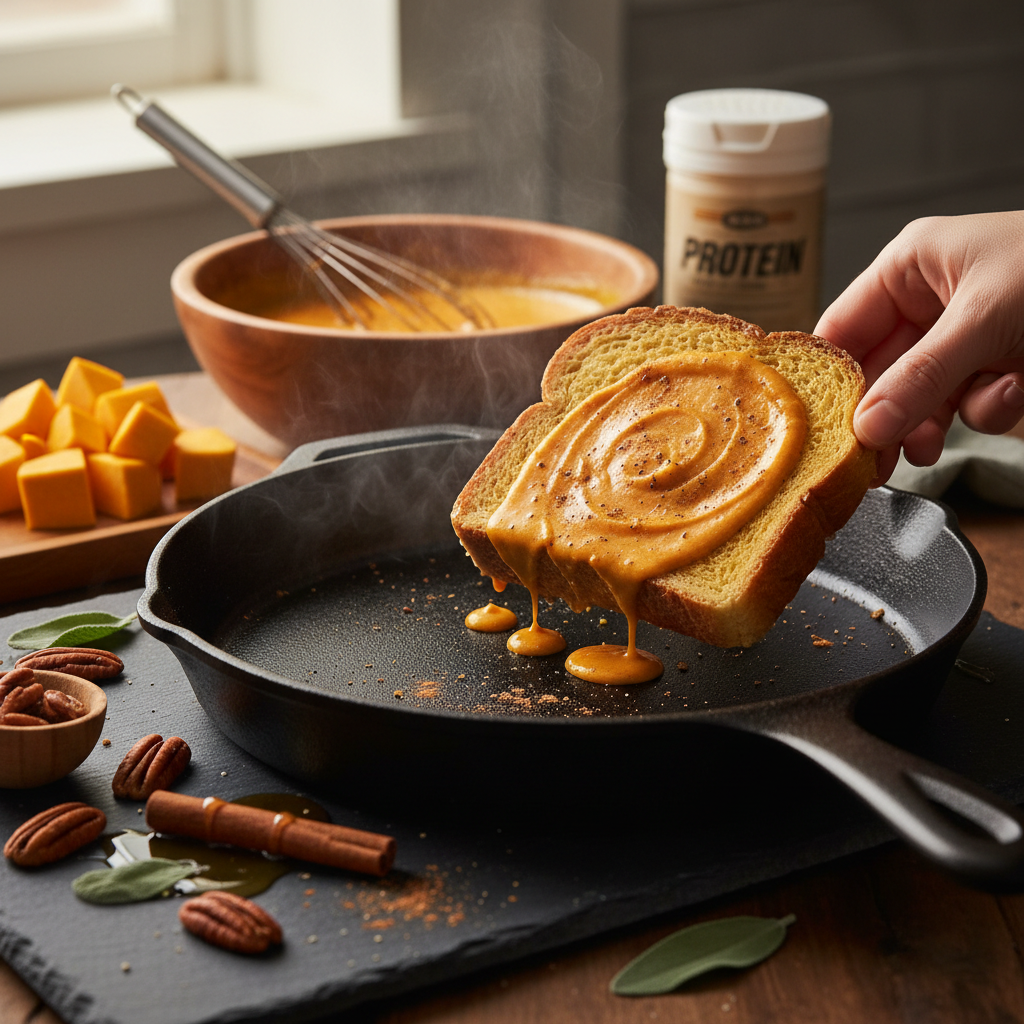 Pumpkin French Toast: 3 Steps for Low-Carb Air Fryer Success — detail