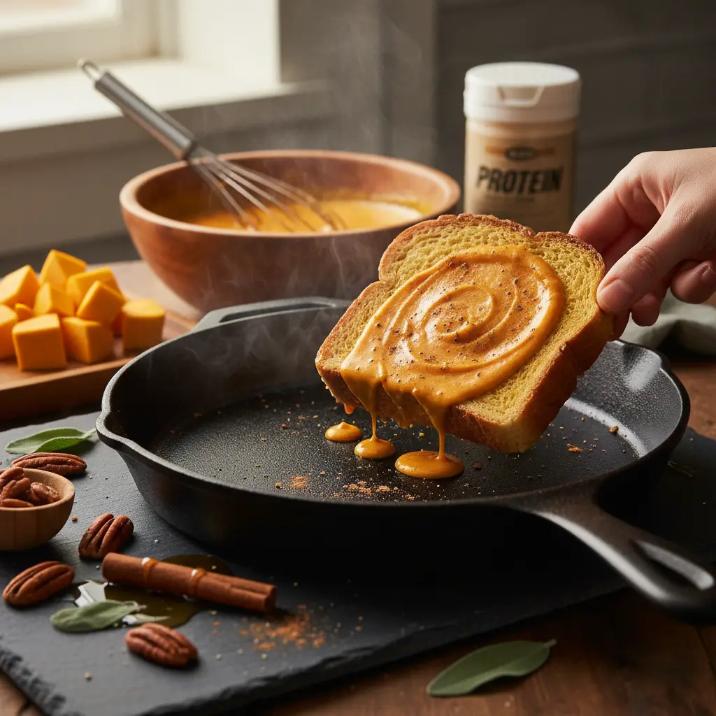 Pumpkin French Toast: 3 Steps for Low-Carb Air Fryer Success — detail