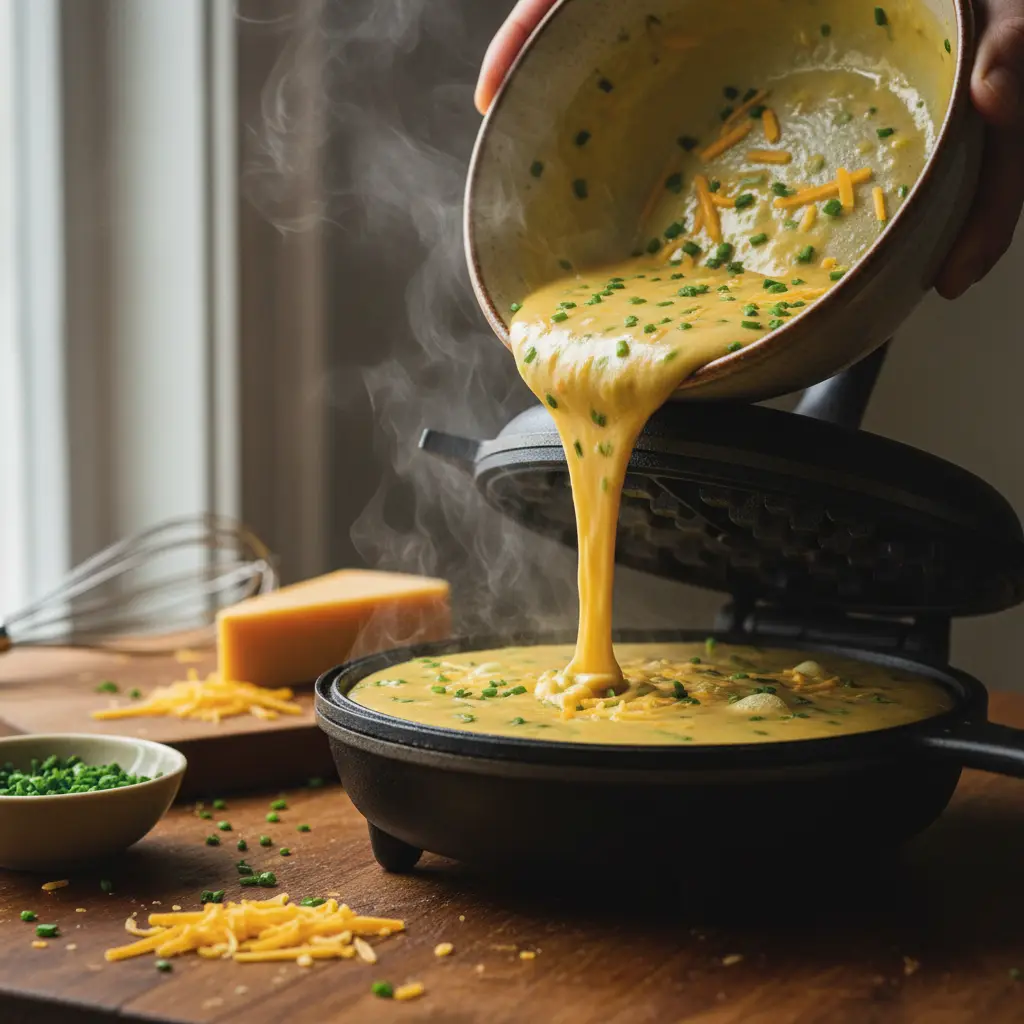 Savory Protein Waffles: 12-Minute Air Fryer Success — detail