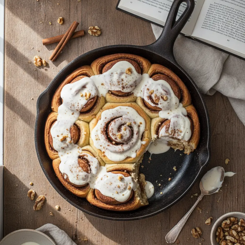 Skillet Protein Cinnamon Rolls: 20-Minute Low-Carb Breakfast — result