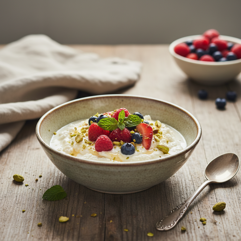 Ilustração editorial: Viral Cottage Cheese Dessert: 3 Ways to Hit Your Protein Goals