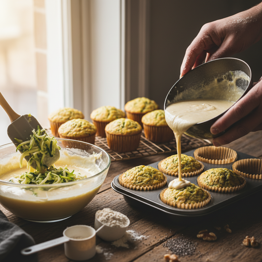 Zucchini Protein Muffins: 15-Minute Air Fryer Breakfast Hack — detail