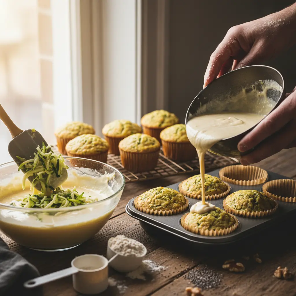 Zucchini Protein Muffins: 15-Minute Air Fryer Breakfast Hack — detail